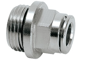 Schlauchanschluss G3/8a steckbar gerade - 8 mm