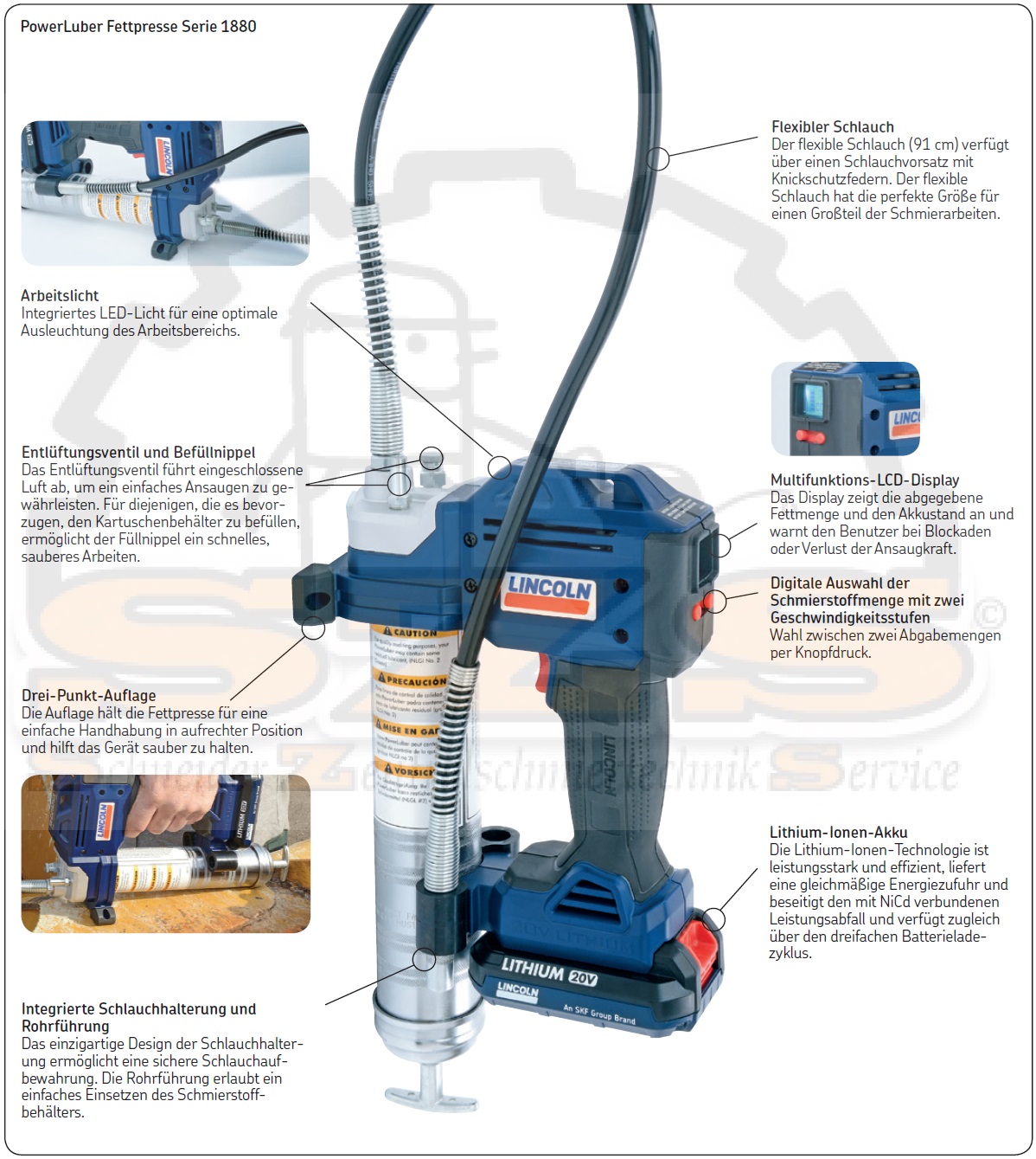 Lincoln POWER LUBER 20V LI-ION