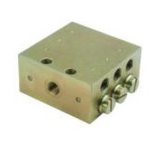 Progressivverteiler VPBM-3 mit 6 Schmieranschlüssen